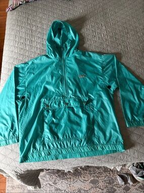 Lacoste vintage Teal Windbreaker